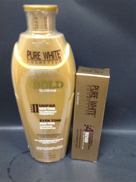 Pure White Gold Glowing Lotion 400ml Serum Tube Cream And Etsy