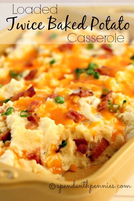 Stir in 1¾ cups chicken, 1 cup cheese, 2/3. loaded baked potato casserole pioneer woman