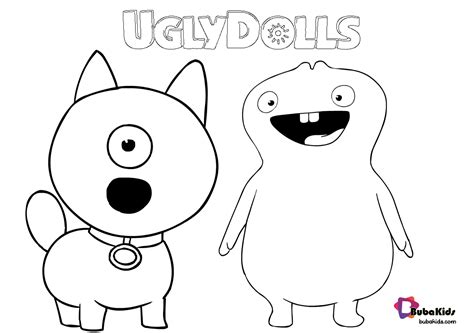 Ugly Dolls Movie Coloring Pages Coloring Pages