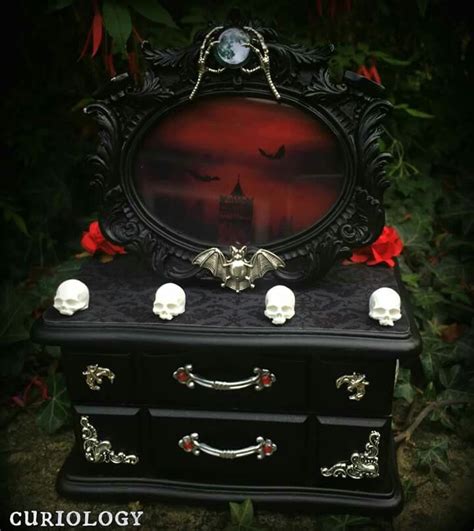 Curiology Jewelry Box Diy Jewelry Box Makeover Goth Home Decor