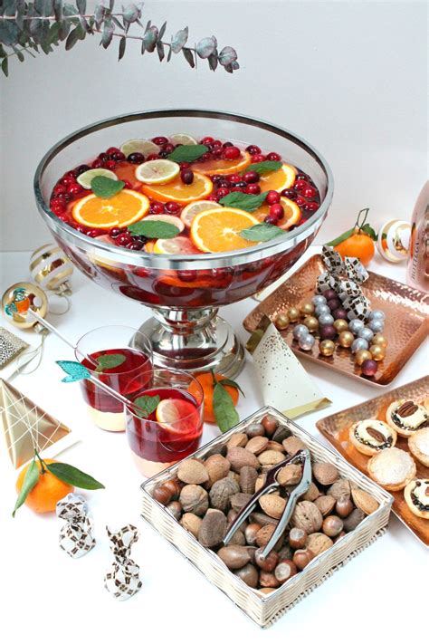 My Holiday Punch Bowl Recipe With Culinary Concepts