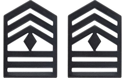 1st Sgt Subdued Black Cadet Army Rotc Rank For Enlisted Stockyshop