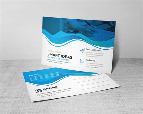 Ocean Professional Postcard Design Template 002200 Template Catalog