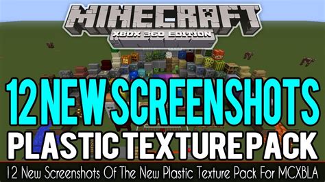 Minecraft Xbox Plastic Texture Pack 12 New Screenshots Of New Texture