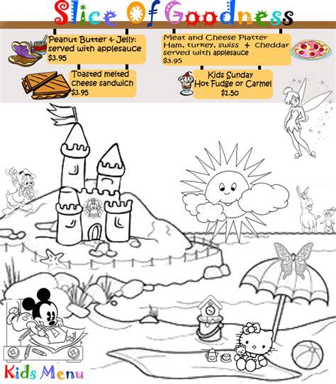 45 Best Ideas For Coloring Restaurant Menu Coloring Pages