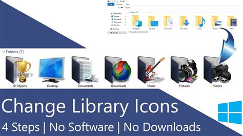 How To Change Library Icons On Windows 8 Gambaran