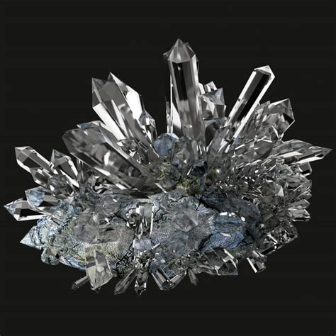 As bridge oxygens do not contribute any charge, the negative charges of the ion arise from substitution of some silicon si atoms with aluminum al. mineral quartz 3d model