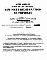 Pictures of Wv Business License
