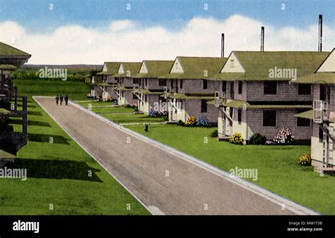 Soldiers Barracks At Fe Warren Air Force Base 1944 Stock Photo Alamy