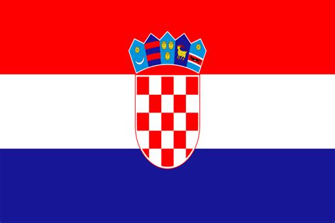 Una bandera de croacia que se puede instalar en una casa de su posesión. Bandera de Croacia - Banderas y Soportes