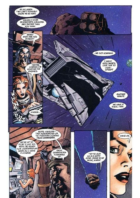 Mara Jade Skywalker And Talon Karrde By Terry Dodson Marvel Comics