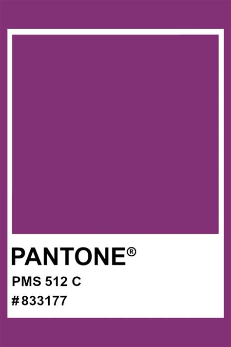 Pantone 512 C Pantone Color Pms Hex Purple Color Palettes Pantone