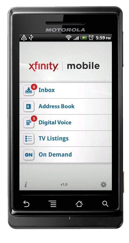 Comcasts Xfinity Mobile App Released On Android