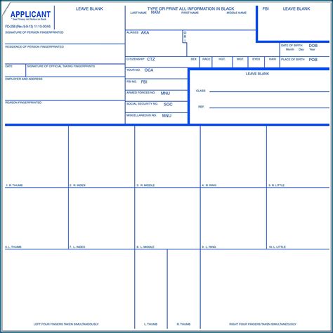 Older issues (dating from 1933) are available to view in pdf format. Fbi Forms Fd 258 (fingerprint Card With Blue Lines) - Form : Resume Examples #MW9pnWDVAJ