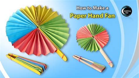 Chinese Paper Fan Craft Popsicle Stick Paper Fan Craft How To Make A