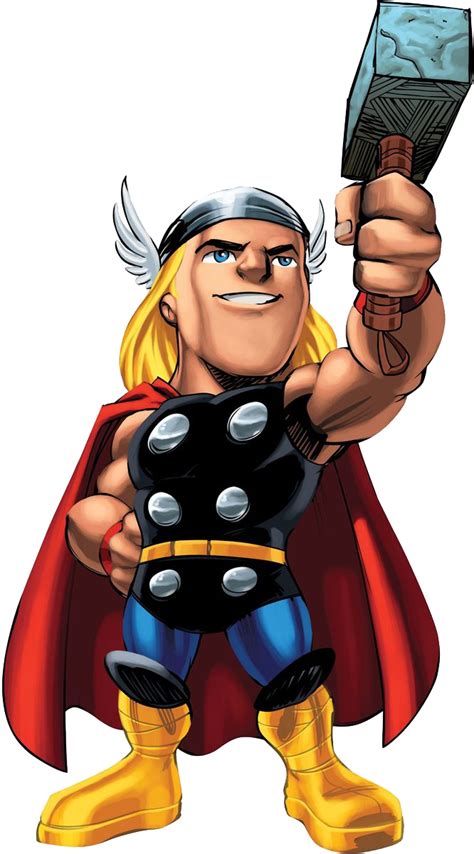 Marvel Super Hero Squad Thor Clipart Png Clipartix