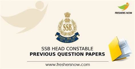 Ssb Constable Previous Papers Ssb Constable Question Papers Hot Sex