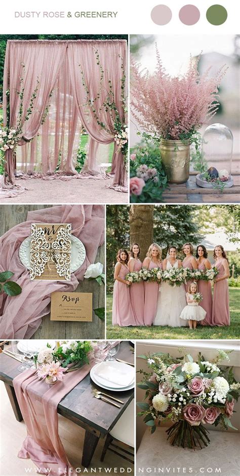 Dusty Rose Wedding Colors Jenniemarieweddings