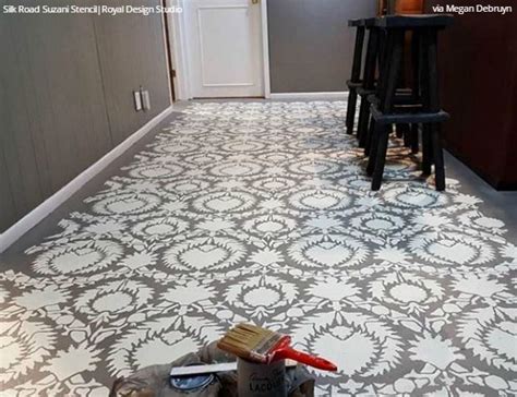 Easy Diy Fix Painted Floor Makeover And Remodeling Using Concrete Floor
