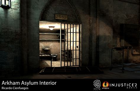 Ricardo Cienfuegos Arkham Asylum Interior