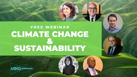 Ubiq Webinar Climate Change And Sustainability