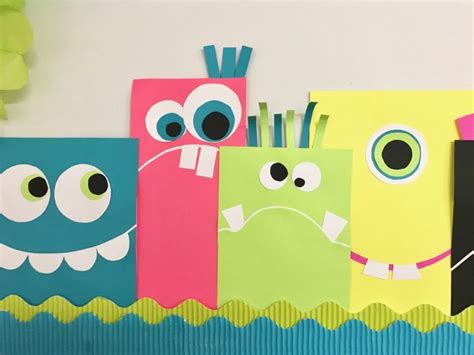 Monsterously Fun Bulletin Board Differentiated Kindergarten