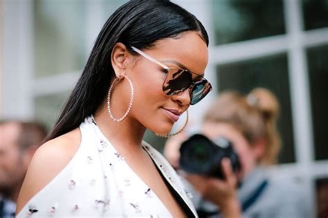 Rihanna At Dior Spring 2017 Fashion Show Fashionsizzle