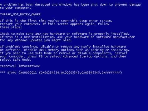 Startbluescreen Initiate A Blue Screen Of Death Bsod In Windows