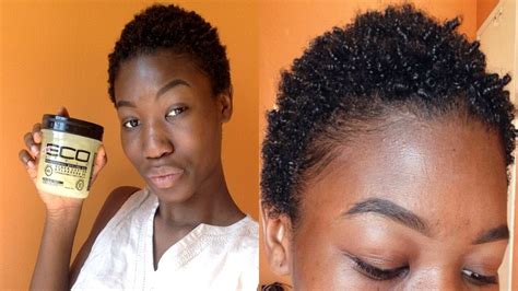 This look is best for special occasions and formal settings, and can be achieved. Wash and go using the NEW** Eco Styler Black Castor ...