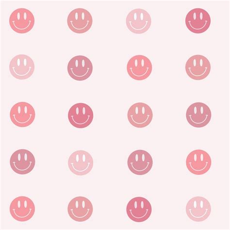 Top 57 Pink Preppy Wallpaper Smiley Face Latest In Cdgdbentre