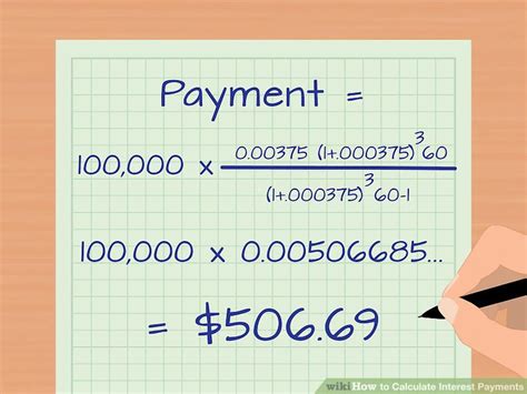 3 Ways To Calculate Interest Payments Wikihow