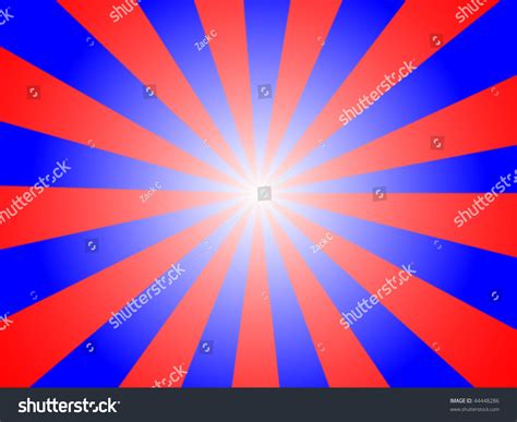 Vector Red White And Blue Sunburst Background 44448286 Shutterstock