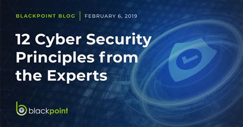12 Cyber Security Principles From The Experts Blackpoint Cyber