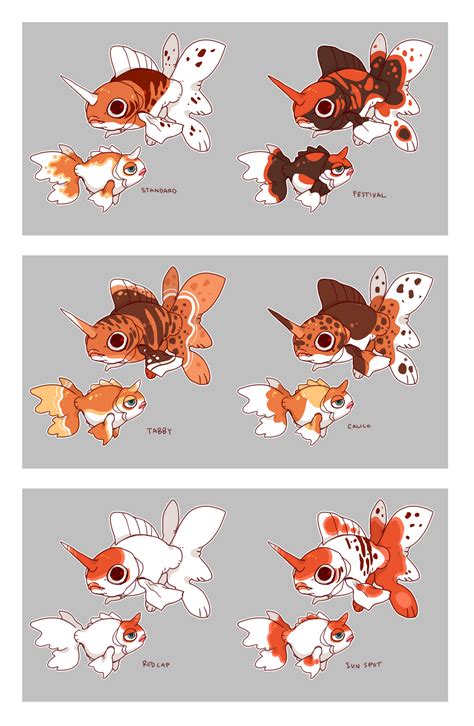 Goldeen And Seaking Variations By Corycatte On Deviantart