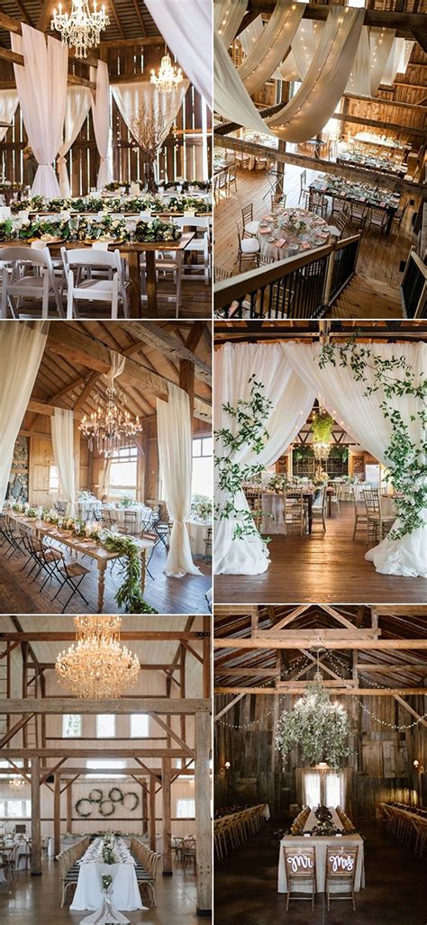 30 Chic Rustic Barn Wedding Reception Ideas