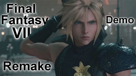 Final Fantasy Vii Remake Demo Lets Play Youtube