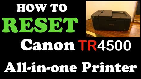 Ich habe ein problem mit meinem canon pixma mx 525. How To Reset Canon Pixma TR4500 All-in-one printer & Review ! - YouTube
