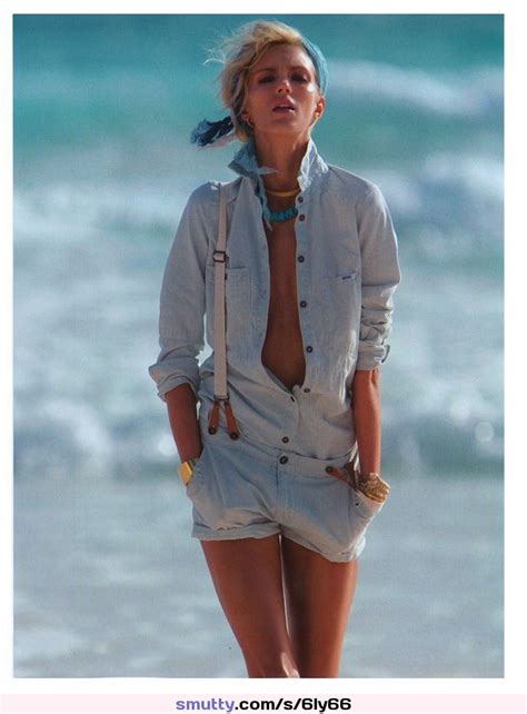 Anja Rubik Topless In Vogue Magazine France Nude Beach Erotic Smutty Com
