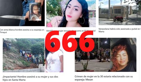 666 El Perturbador Dato Que Dejan Los Feminicidios En Santa Marta