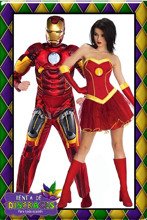 Iron Man And Iron Girl Disfraces Parejas Ironman Disfraces Ironman