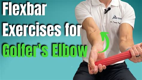Golfers Elbow Flexbar Exercises San Diego Sports Chiropractic Youtube