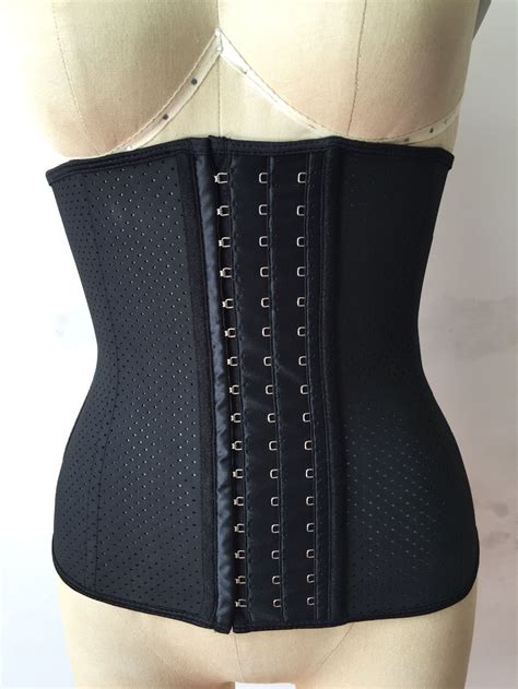 latex waist trainer corset belly slimming underwear belt sheath body shaper modeling strap 25