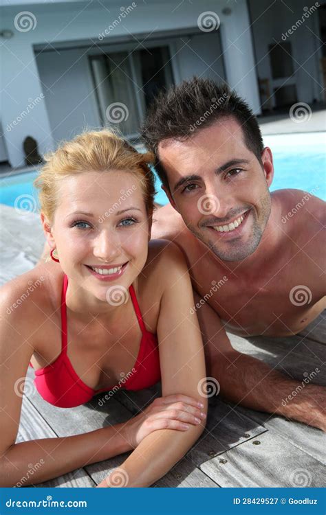 Couple In Swimsuit Stock Image Image Of Girlfriend Luxury 28429527