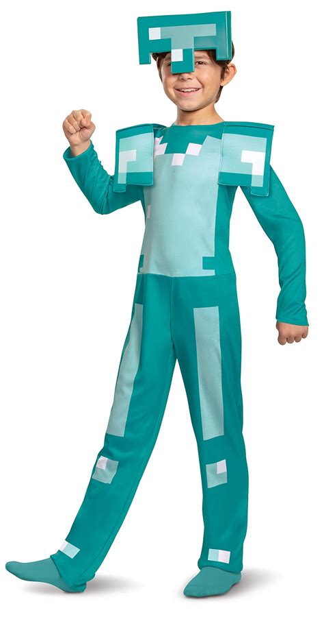 Buy Disguisedisguise Minecraft Armor Boys Jumpsuit Costume Blue Small