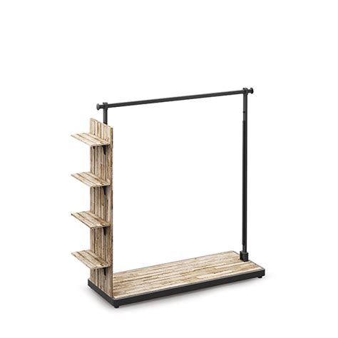 Reveal Garment Display with Folding Arms | Retail fixtures, Retail display, Display