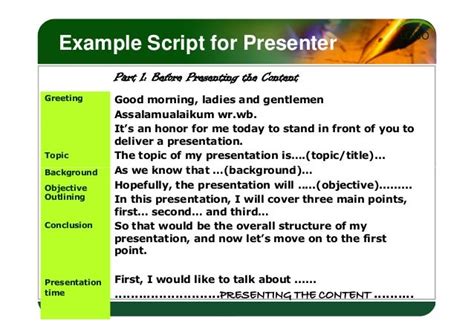 Emcee Script For Video Presentation Coverletterpedia