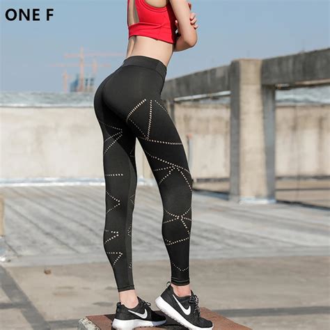 one f women seamless sport leggings sexy hollow out fitness gym clothing lexy booty push up