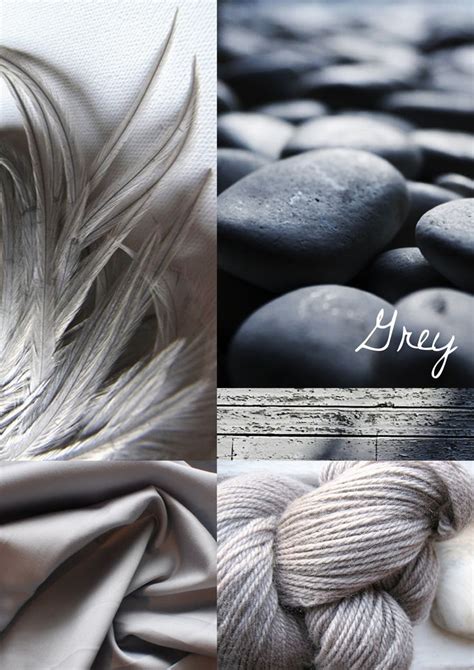 Grey Moodboard Colors Inspiration Silence Seeds Color Texture