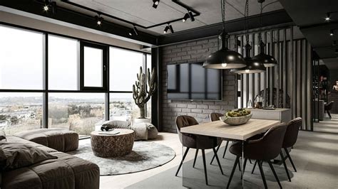 Home Design Industrial Style Industrial Style House Design Concept
