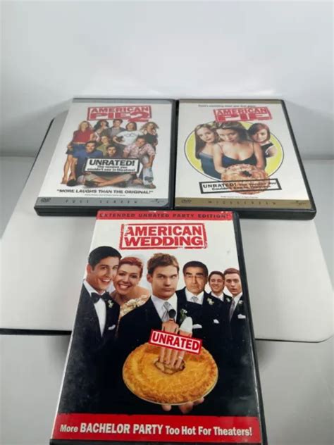 American Pie And Wedding Dvd Lot Complete Picclick